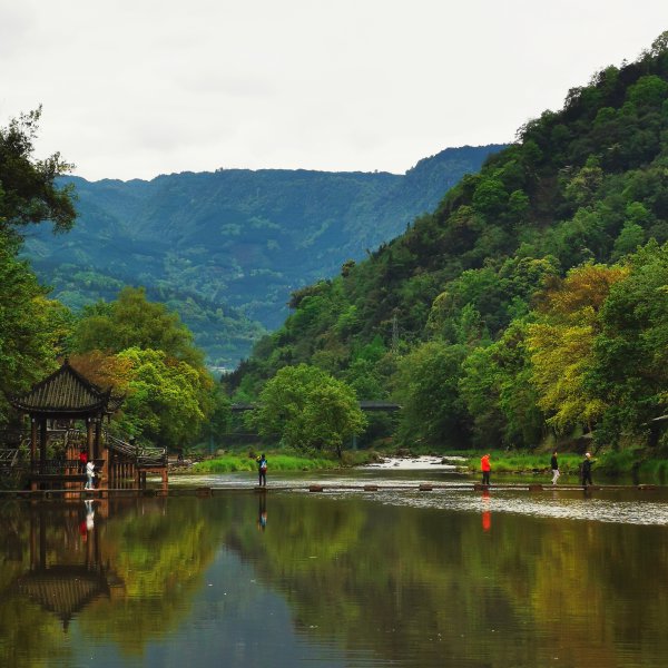 梅州采訪團(tuán)鏡頭下的柳江古鎮(zhèn)。