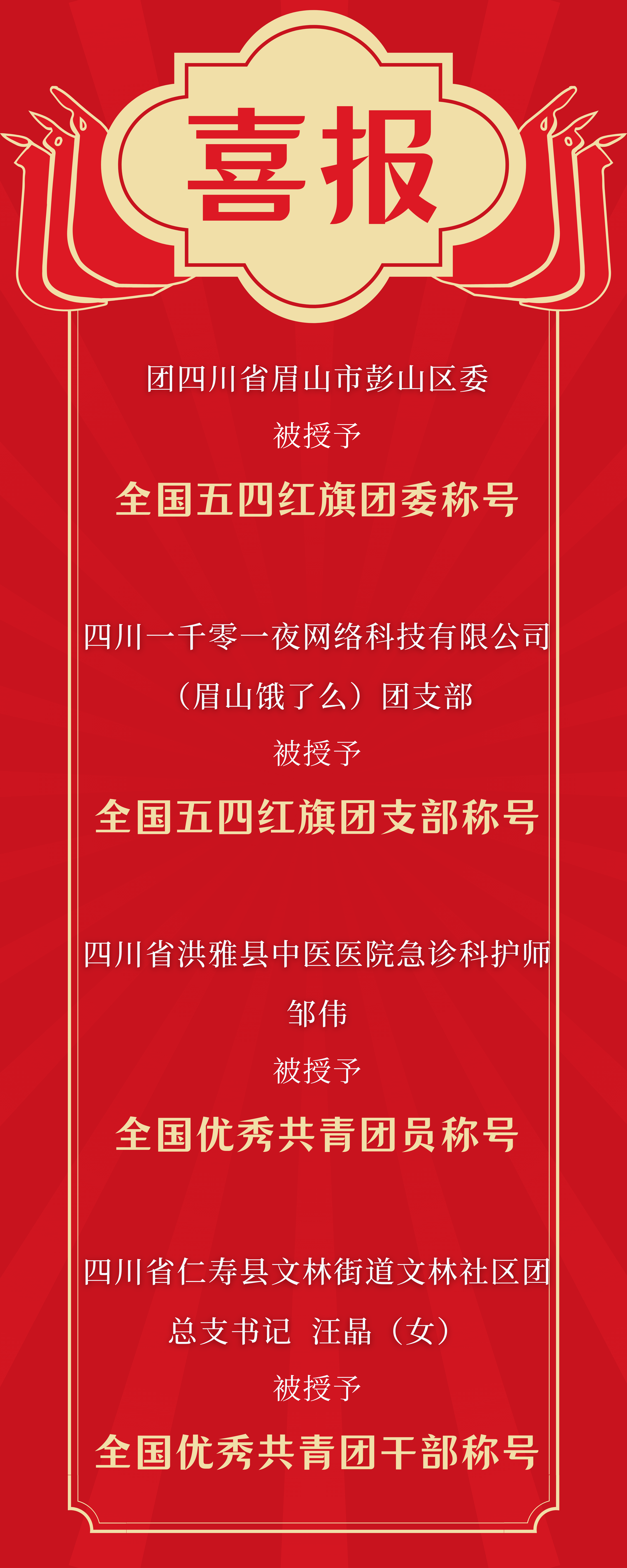 紅黃色復古橫幅旗幟中式喜報戰(zhàn)報捷報企業(yè)慶祝易拉寶.png